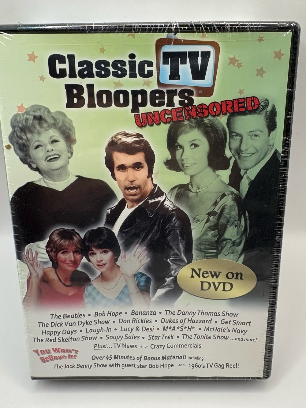 Two Pack Combo- Classic TV/Movie Bloopers Uncensored (DVD) Sealed